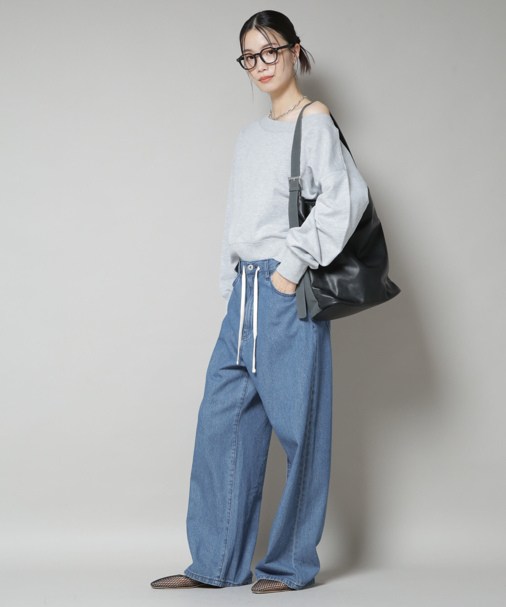 nano･universe「フェイクスエードコンビスクエアショルダーバッグ」|ショルダー・メッセンジャー|