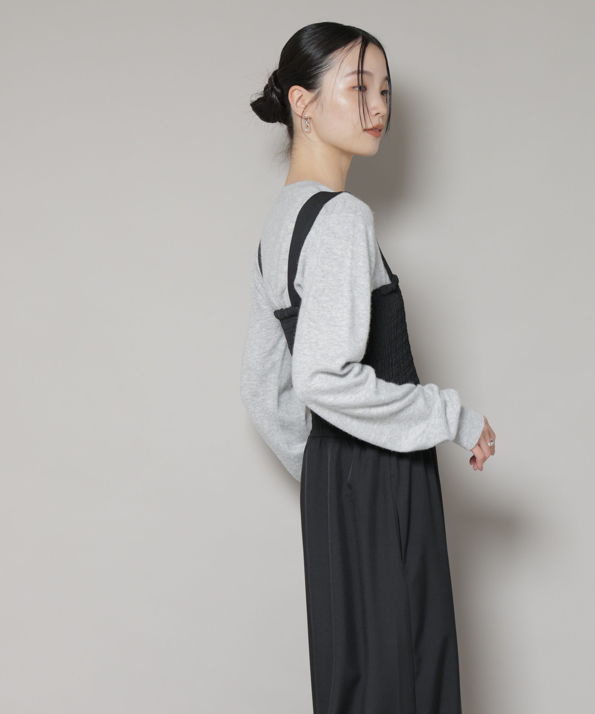 nano･universe「クルーネックカシミヤ混ニットプルオーバー」|ニット・セーター|