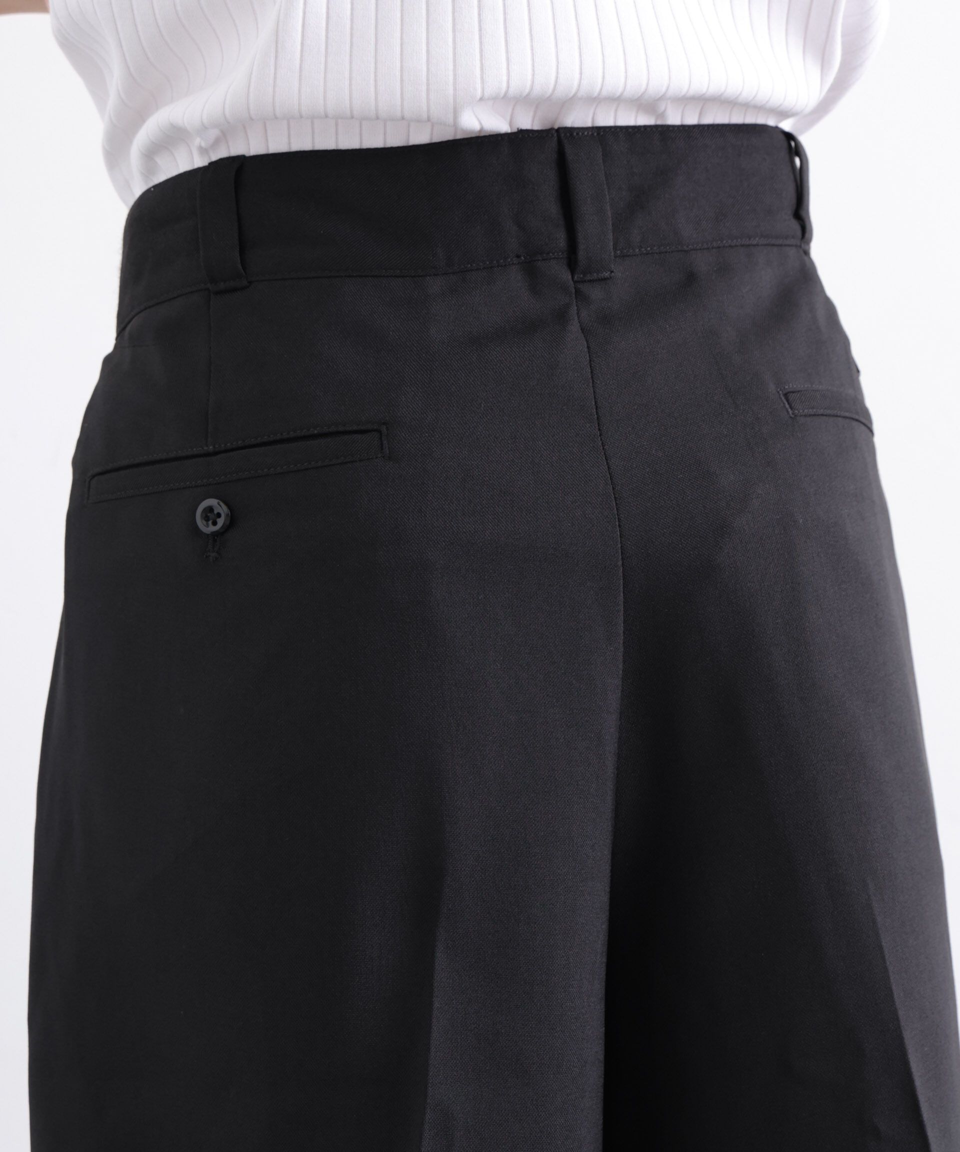 nano･universe「Dickies/別注 Wide Tuck Short Pants」|チノ|