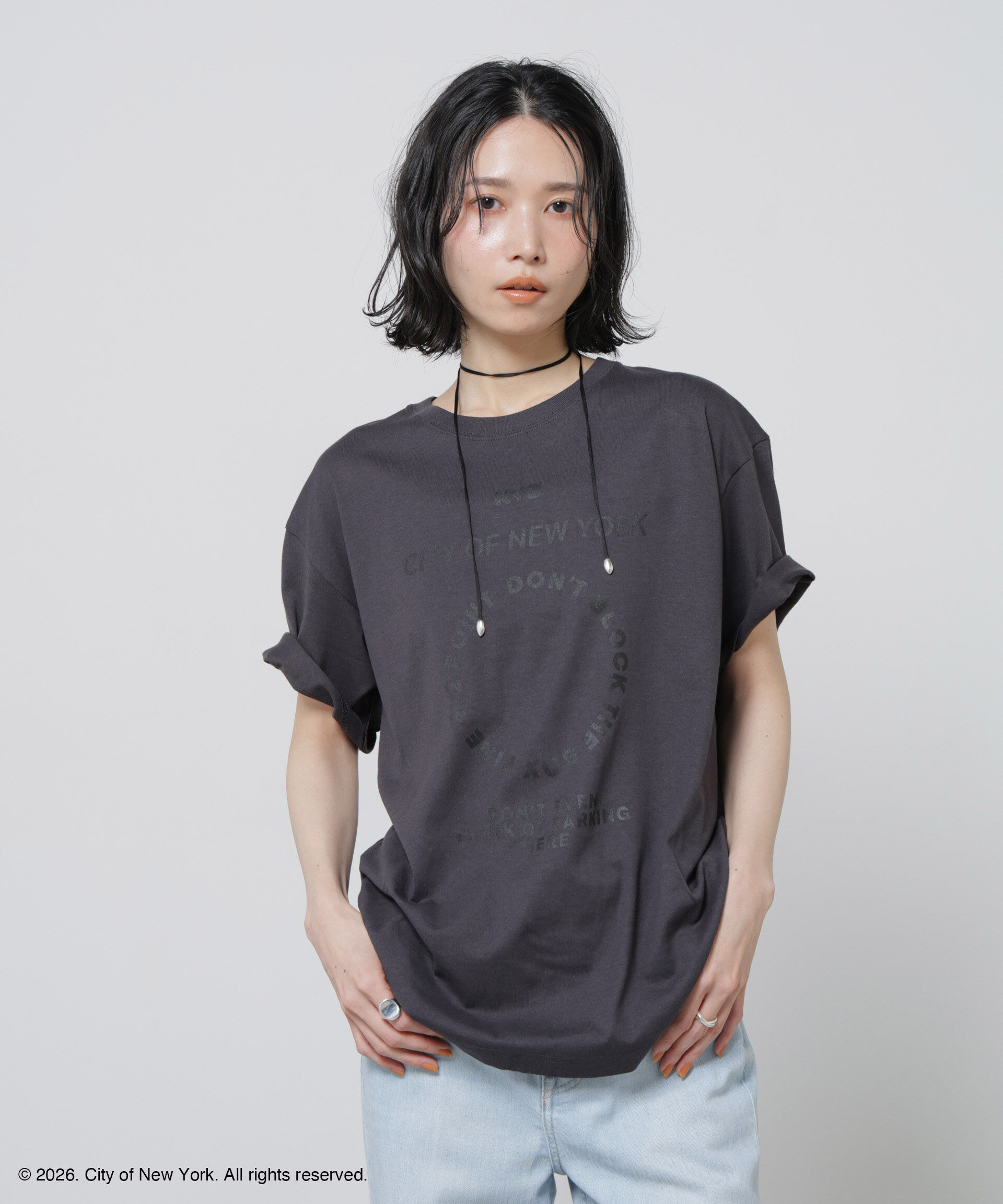 nano･universe「GOOD ROCK SPEED&times;Anti Soaked(R) 汗染み防止 NYC Tシャツ」|Tシャツ・カットソー|