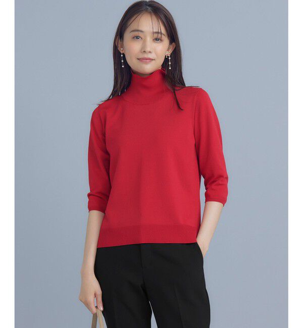 組曲「【6色展開・UVケア】モダンタートルニット」|ニット・セーター|ﾁｪﾘｰﾚｯ