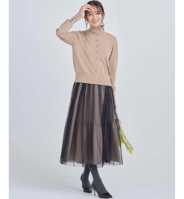 組曲「【6色展開・UVケア】モダンタートルニット」|ニット・セーター|