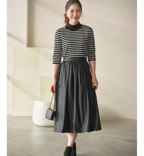 組曲「【6色展開・UVケア】モダンタートルニット」|ニット・セーター|