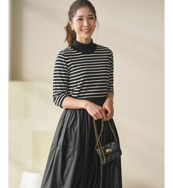 組曲「【6色展開・UVケア】モダンタートルニット」|ニット・セーター|