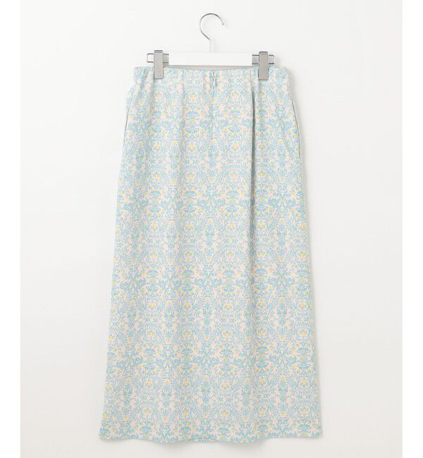 自由区「【洗える】ダマスクフローラルプリント スカート」|スカート|