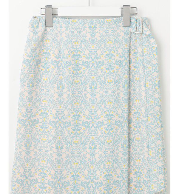 自由区「【洗える】ダマスクフローラルプリント スカート」|スカート|