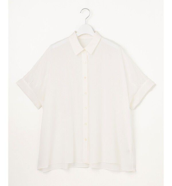 自由区「【カタログ掲載・定番人気・新色追加】リヨセルポプリン ブラウス」|シャツ・ブラウス|