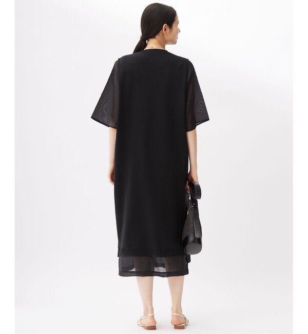 自由区「【洗える】ハイツイストコットンアセテート ワンピース」|ワンピース|