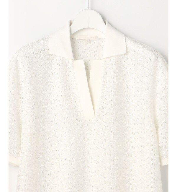 自由区「【カタログ掲載】ラッセルレースジャージー トップス」|Tシャツ・カットソー|