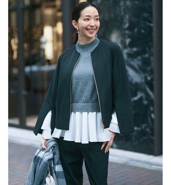 23区「カシミヤ チェック ストール」|ストール|