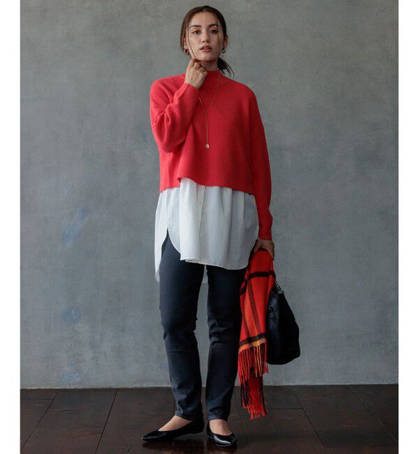 23区「カシミヤ チェック ストール」|ストール|