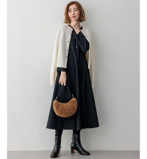 23区「【洗える】ストレッチタイプライター ワンピース」|ワンピース|