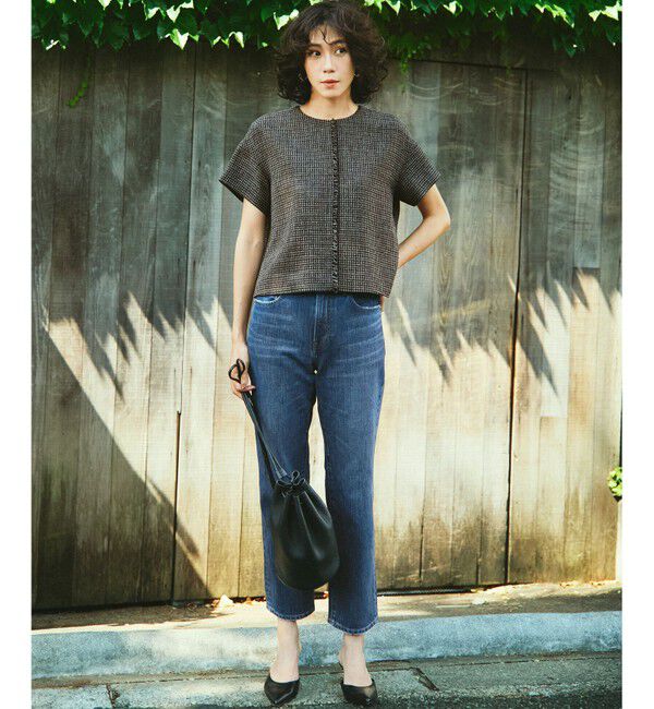 23区「【RED CARD TOKYO&times;23区】スリムストレート デニム パンツ」|デニム|