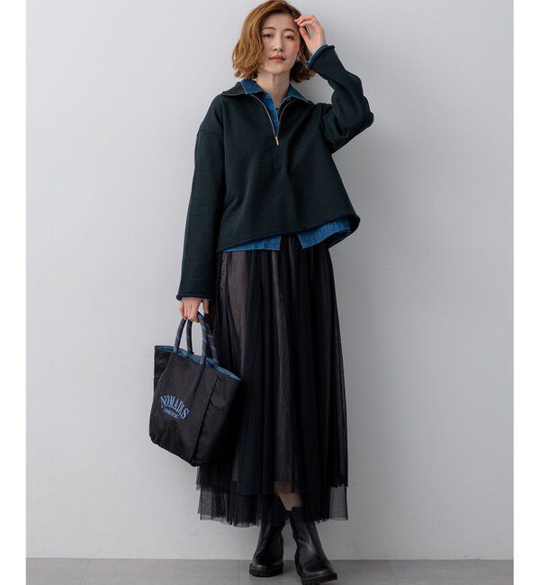 23区「ライトダンガリー デニムショートシャツ」|シャツ・ブラウス|