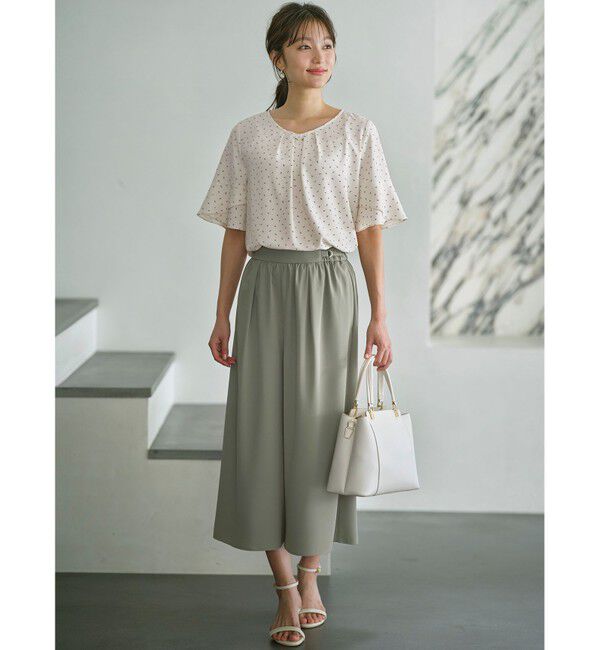 ANY SIS「【接触冷感・UVカット・吸水速乾】サラキレイワイド パンツ」|その他|