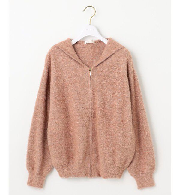 ANY SIS「【洗える】シャギーニット パーカー」|ニット・セーター|