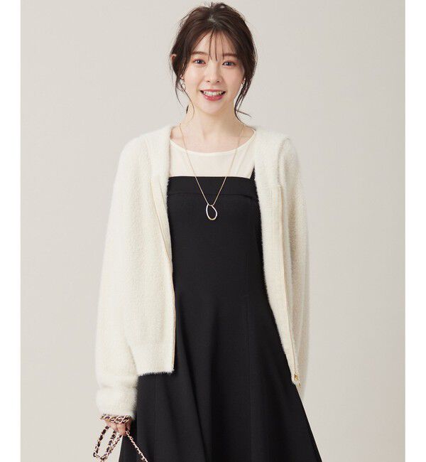 ANY SIS「【洗える】シャギーニット パーカー」|ニット・セーター|ｱｲﾎﾞﾘｰ