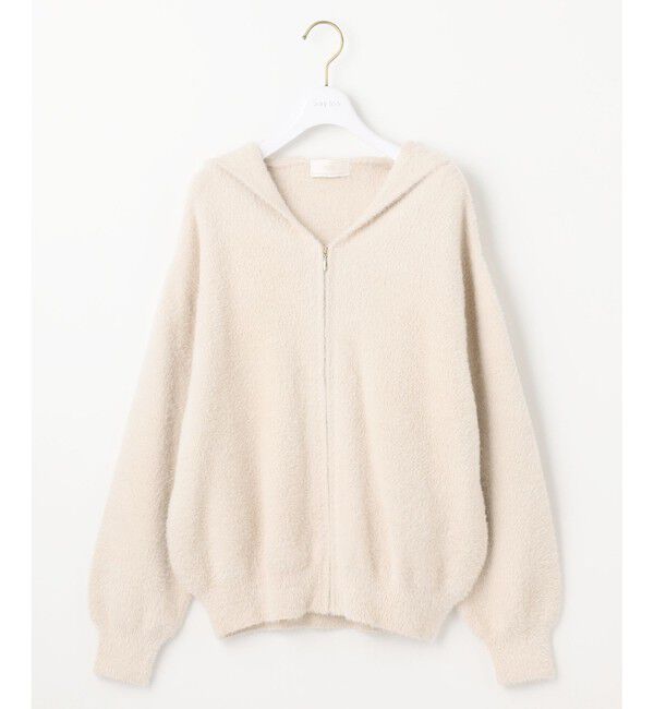 ANY SIS「【洗える】シャギーニット パーカー」|ニット・セーター|