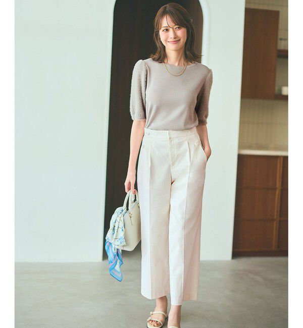 any SiS「【洗える】シャギースリーブ ニット」|ニット・セーター|