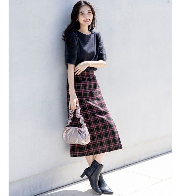 any SiS「【洗える】シャギースリーブ ニット」|ニット・セーター|