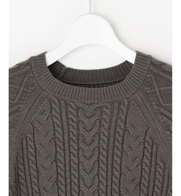 ANY SIS「ケーブル ニット プルオーバー」|ニット・セーター|