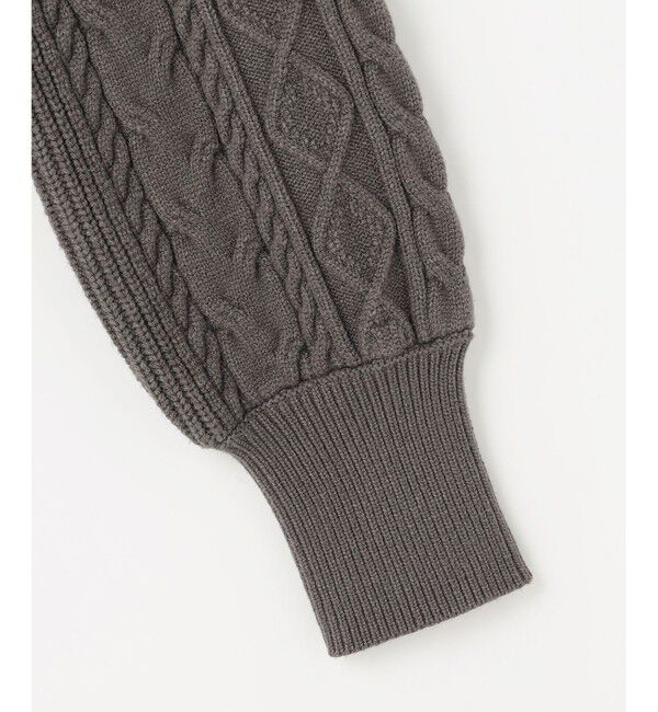 ANY SIS「ケーブル ニット プルオーバー」|ニット・セーター|