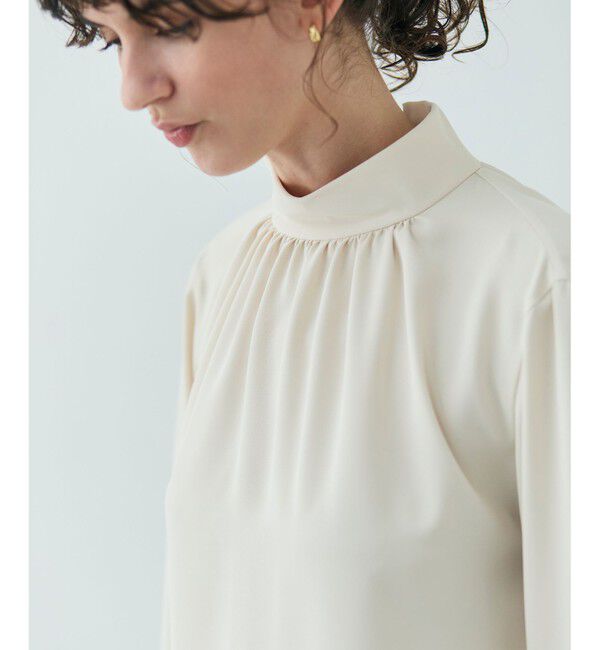BEIGE,「EVA / ハイネックロングスリーブブラウス」|シャツ・ブラウス|
