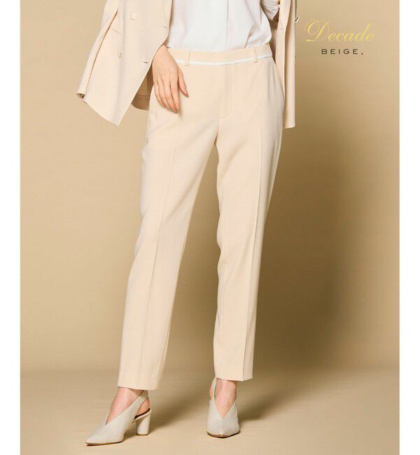 BEIGE,「【洗える】CINDY / クロップドパンツ」|その他|Sheer Orange