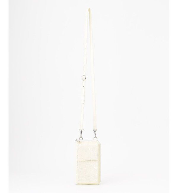 Carving Tribes「LeatherMobileBag」|ショルダー・メッセンジャー|ホワイト