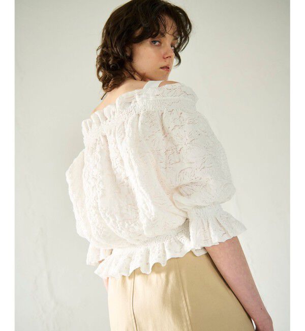 GRACE CONTINENTAL「ドルマンフクレジャガードニットトップ」|Tシャツ・カットソー|