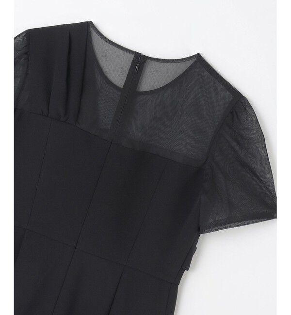 GRACE CONTINENTAL「ドレープリボンサロペット」|オールインワン|