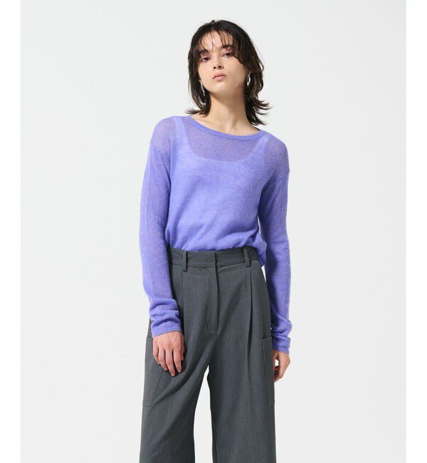 Diagram「モヘヤシアーニットトップ」|ニット・セーター|パープル