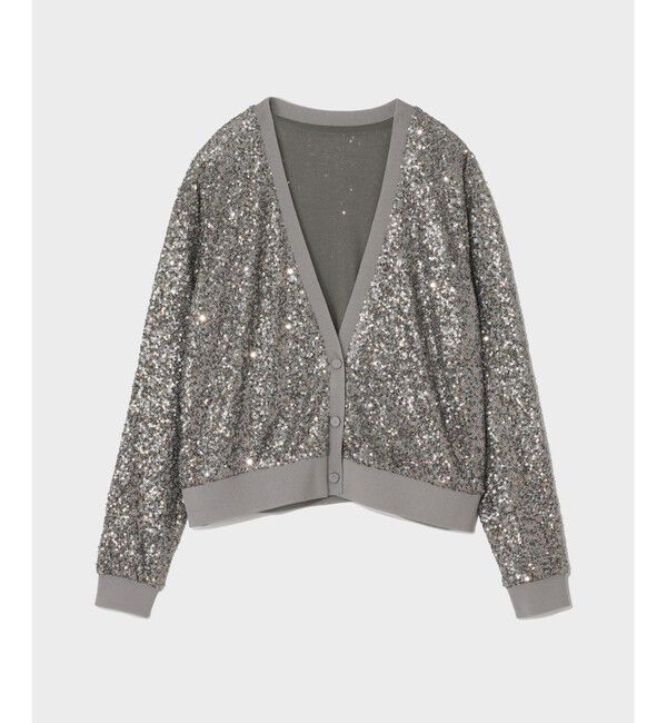 Grace Class「スパンコールニットカーディガン」|カーディガン|