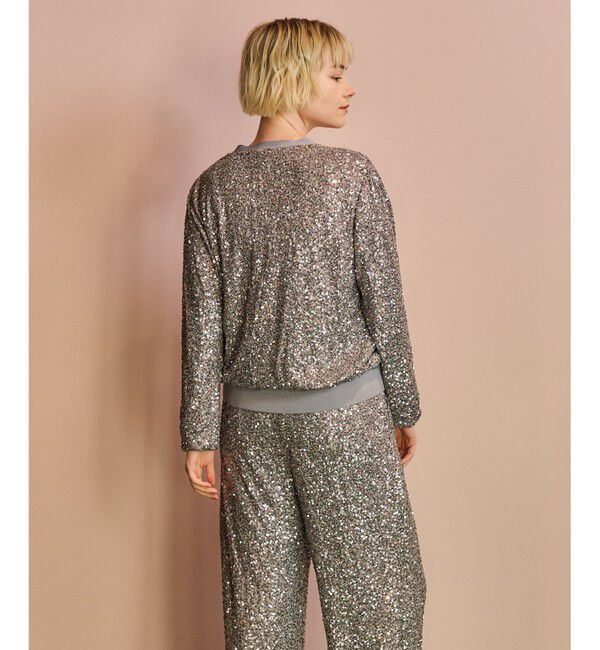 Grace Class「スパンコールニットカーディガン」|カーディガン|