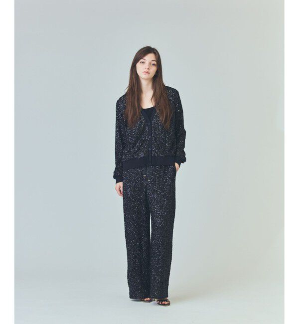 Grace Class「スパンコールニットカーディガン」|カーディガン|