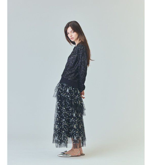 Grace Class「スパンコールニットカーディガン」|カーディガン|