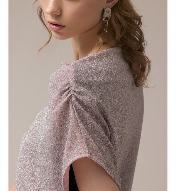 Diagram「ラメドレープカットトップ」|Tシャツ・カットソー|