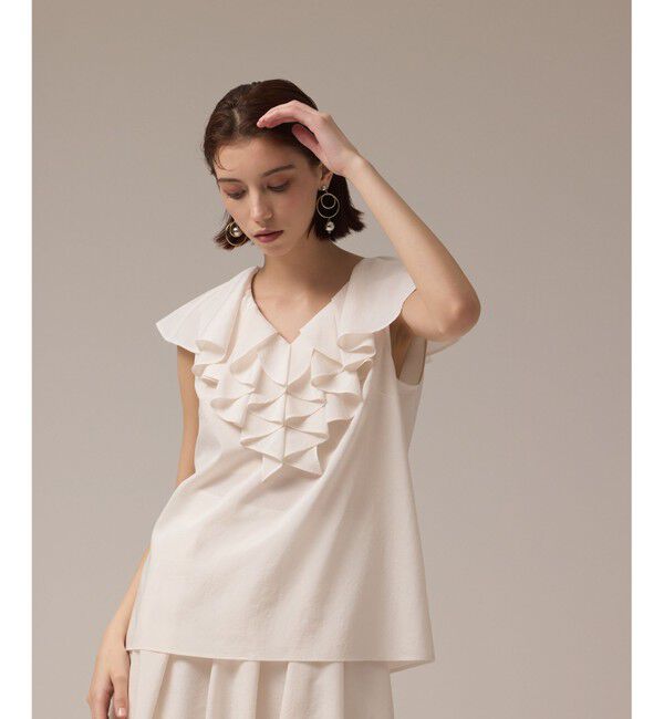 GRACE CONTINENTAL「フリルカラートップ」|その他|