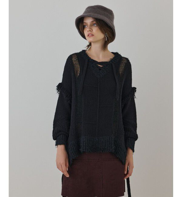 GRACE CONTINENTAL「ルーズオーバーニットトップ」|ニット・セーター|