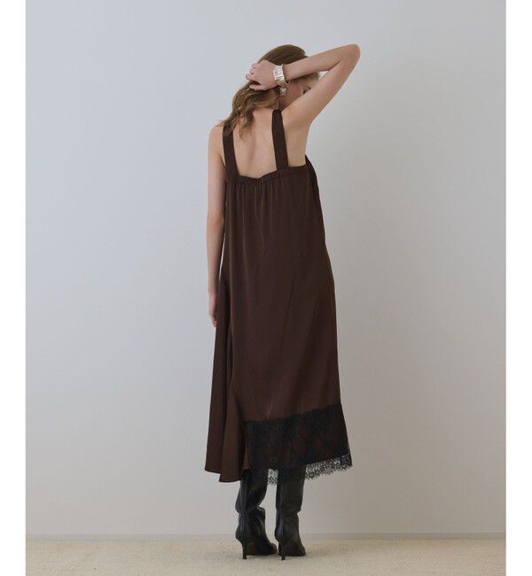 Diagram「サテンレースニットワンピース」|ワンピース|