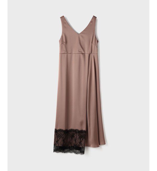 Diagram「サテンレースニットワンピース」|ワンピース|