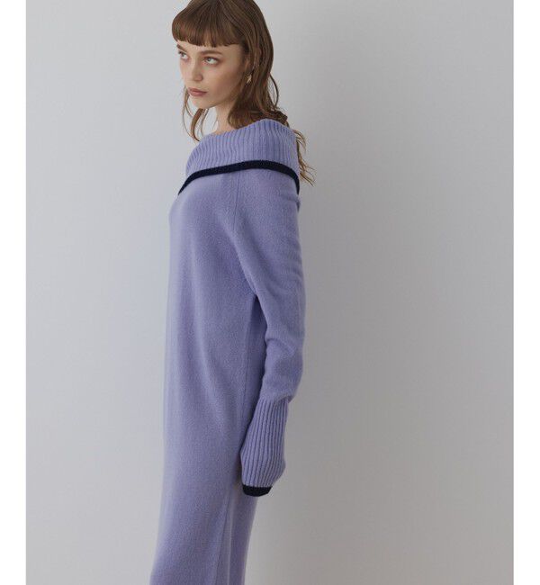 Diagram「バイカラーオフショルニットワンピース」|ワンピース|