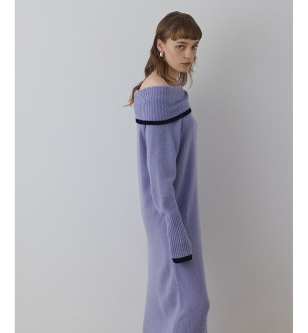 Diagram「バイカラーオフショルニットワンピース」|ワンピース|