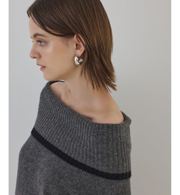 Diagram「バイカラーオフショルニットワンピース」|ワンピース|