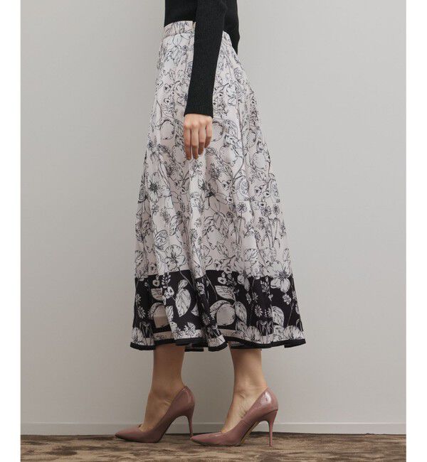 GRACE CONTINENTAL「フルーツフラワープリントスカート」|スカート|キナリ