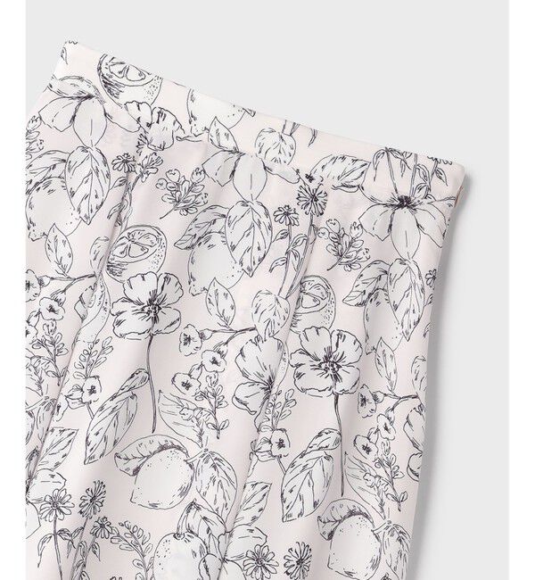 GRACE CONTINENTAL「フルーツフラワープリントスカート」|スカート|