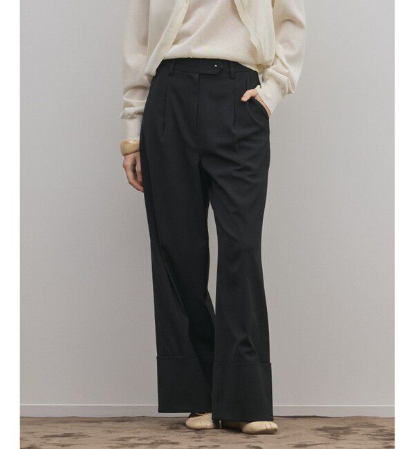 Diagram「ロールアップワイドパンツ」|その他|ブラック