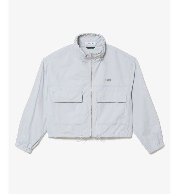 LACOSTE「撥水 ショート&ワイドシルエット スタンドカラーナイロンブルゾン」|その他|