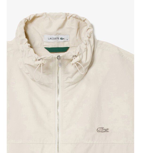 LACOSTE「撥水 ショート&ワイドシルエット スタンドカラーナイロンブルゾン」|その他|