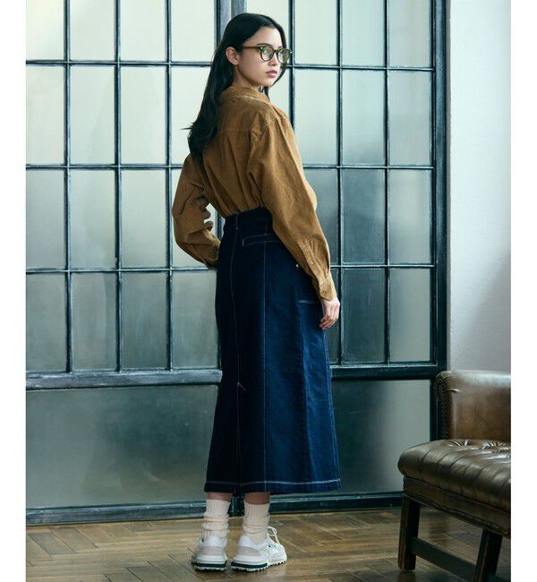 LACOSTE「オーバーサイズコーデュロイシャツ」|シャツ・ブラウス|